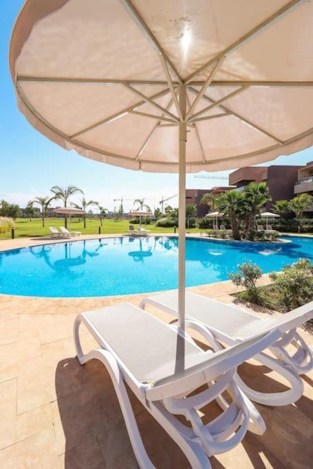 Cosy Appartemt Vue Sur Golf Et Montagne Marrakesh Exterior foto